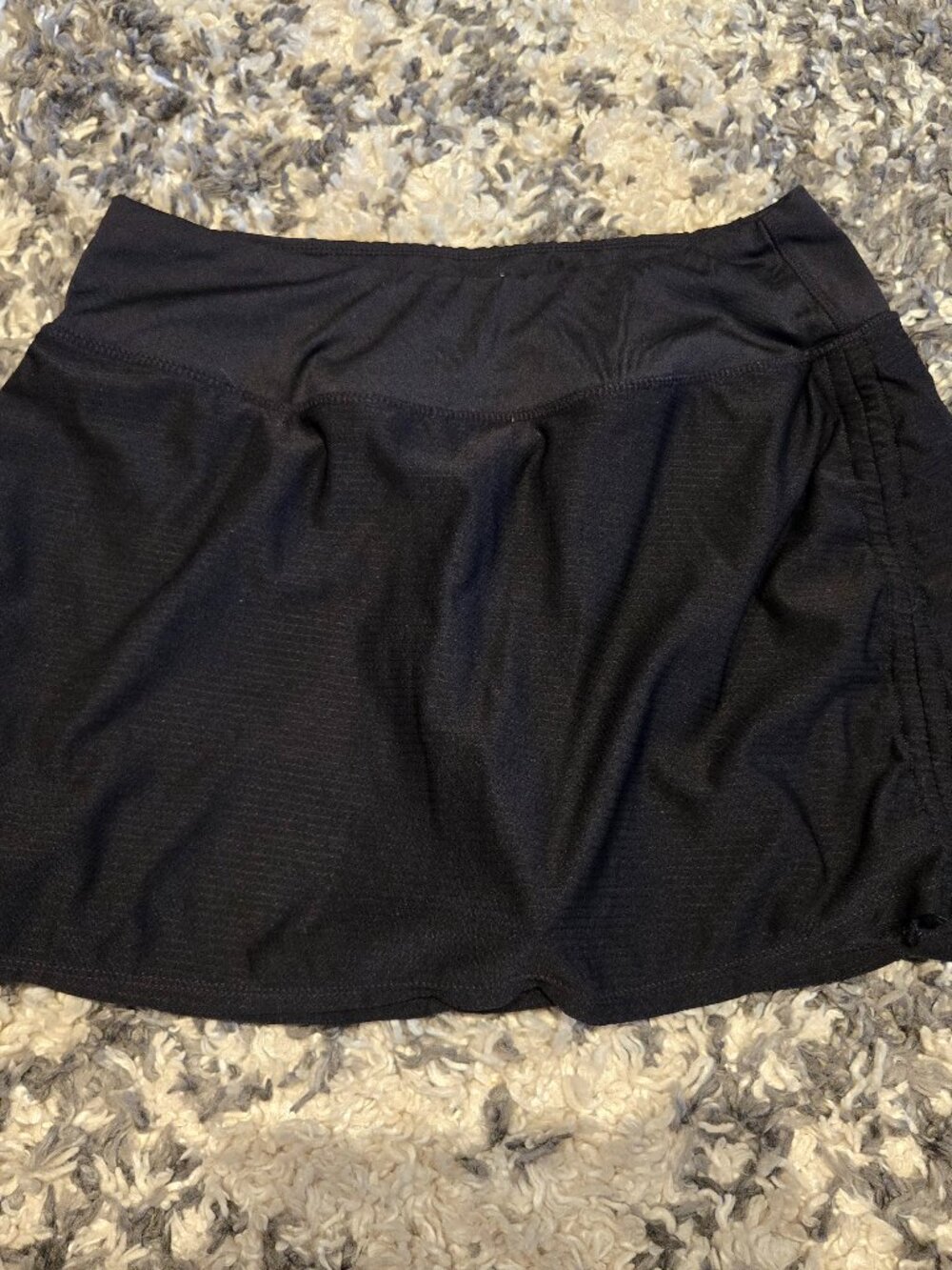 Brisas Active Ruched Skort | Size Medium | Black